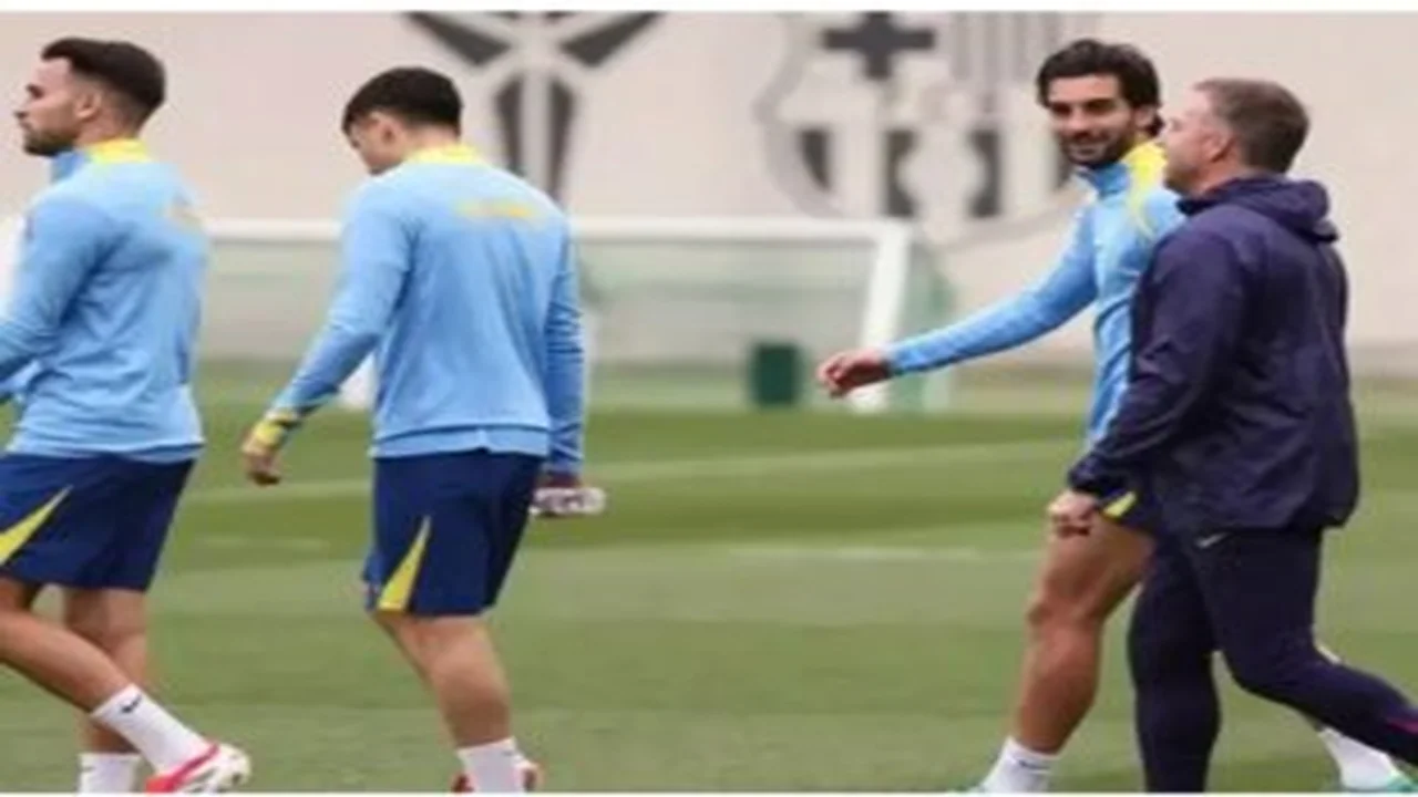 لامين يامال وغارسيا يشاركان في تدريبات برشلونة الجماعية استعداداً للاستحقاقات القادمة